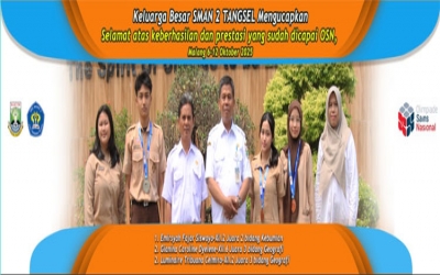 PRESTASI GEMILANG SMAN 2 KOTA TANGERANG SELATAN DI AJANG OLIMPIADE SAINS NASIONAL 2025 PRESTASI GEMILANG SMAN 2 KOTA TANGERANG SELATAN DI AJANG OLIMPIADE SAINS NASIONAL 2025