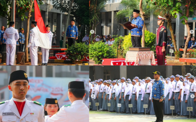 Upacara HUT RI ke 81 di SMAN 2 Kota Tangerang Selatan Berlangsung Khidmat