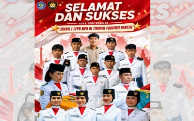 Tim Pakibra SMAN 2 Kota Tangerang Selatan Raih Juara 1 Lomba Formasi Pengibaran Bendera