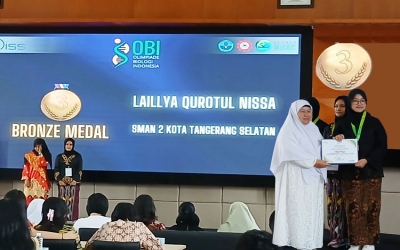 Olimpiade Biologi Indonesia (OBI) 2024: Laillya Qurotul Nissa persembahkan Bronze Medals