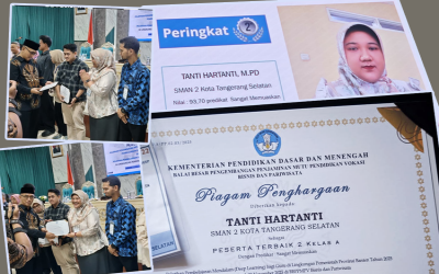 Tanti Hartanti, M.Pd, Raih predikat Peserta Terbaik 2 Pelatihan Pembelajaran Mendalam (Deep Learning)