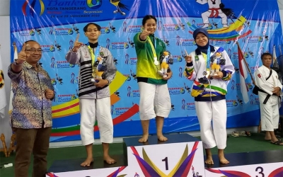 PORPROV VI Banten: Iasha VONKA Rodham raih medali emas cabor Kempo