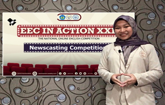 Economics' English Club XXI : Najwa Luna Arifah Raih Juara 1 Newscasting
